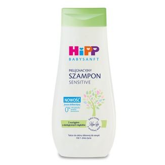 HiPP Babysanft, szampon pielęgnacyjny dla niemowląt, od 1 dnia życia, 200 ml - zdjęcie produktu
