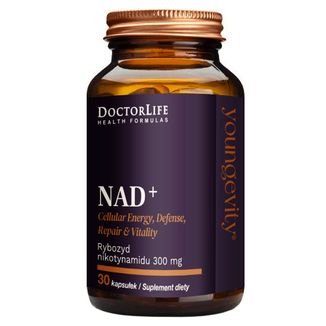 Doctor Life NAD+ Rybozyd Nikotynamidu, 30 kapsułek - zdjęcie produktu