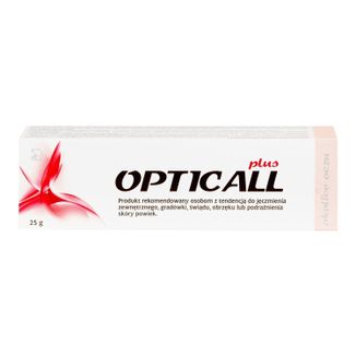 Opticall Plus, maść na powieki, 25 g USZKODZONE OPAKOWANIE - zdjęcie produktu