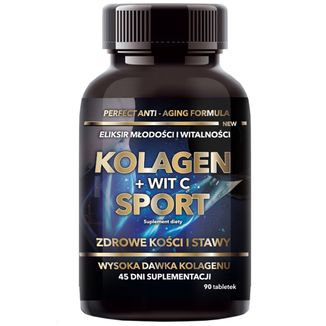 Intenson Kolagen Sport + Witamina C, 90 tabletek - zdjęcie produktu