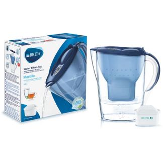 Brita Marella, dzbanek filtrujący 2,4 l, niebieski + filtr Maxtra+ Pure Performance, 1 sztuka - zdjęcie produktu