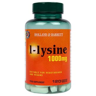 Holland & Barrett L-Lysine, L-Lizyna 1000 mg, 120 tabletek - zdjęcie produktu