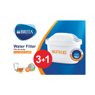 Brita Maxtra+ Hard Water Expert, filtr do wody, 3 sztuki + 1 sztuka w prezencie - zdjęcie produktu
