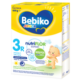 Bebiko Junior 3R Nutriflor Expert, odżywcza formuła na bazie mleka z kleikiem ryżowym, powyżej 1 roku, 600 g - miniaturka zdjęcia produktu
