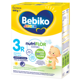 Bebiko Junior 3R Nutriflor Expert, odżywcza formuła na bazie mleka z kleikiem ryżowym, powyżej 1 roku, 600 g - miniaturka zdjęcia produktu