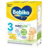 Bebiko Junior 3 Nutriflor Expert, odżywcza formuła na bazie mleka, powyżej 1 roku, smak waniliowy, 600 g - miniaturka zdjęcia produktu