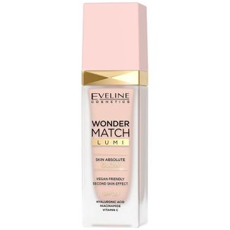 Eveline Cosmetics Wonder Match Lumi, podkład rozświetlający, SPF 20, nr 05, light neutral, 30 ml - zdjęcie produktu