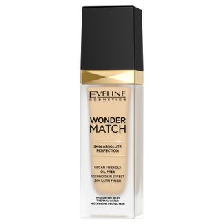Eveline Cosmetics Wonder Match, luksusowy podkład dopasowujący się, nr 05 light porcellain, 30 ml - zdjęcie produktu