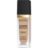 Eveline Cosmetics Wonder Match, luksusowy podkład dopasowujący się, nr 30 cool beige, 30 ml - miniaturka zdjęcia produktu