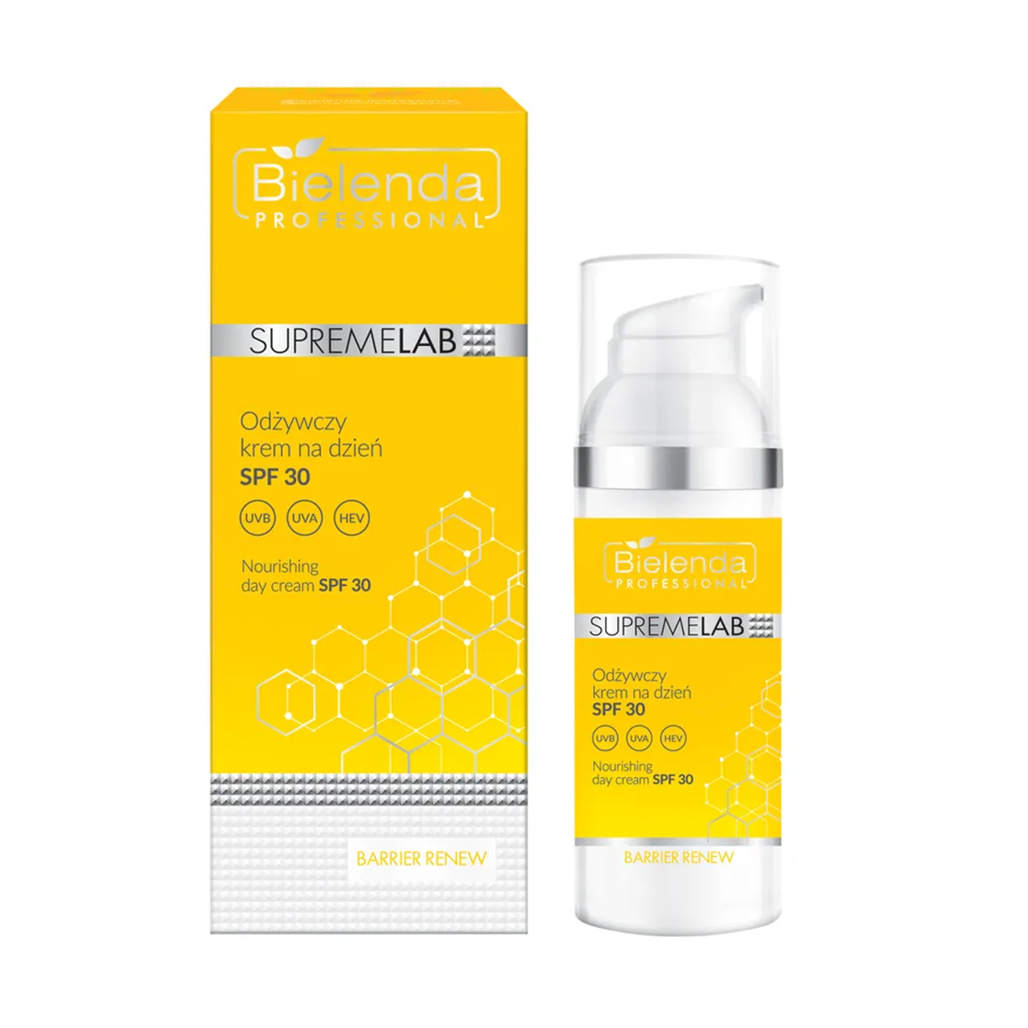 Nieznana Bielenda Professional SupremeLAB Barrier Renew, odżywczy krem na dzień SPF 30, 50 ml