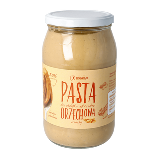 KruKam Pasta orzechowa crunchy, 900 g - zdjęcie produktu