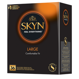 Unimil Skyn Large, prezerwatywy nielateksowe, wygodne dopasowanie, 36 sztuk - zdjęcie produktu