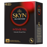 Unimil Skyn Intense Feel, prezerwatywy nielateksowe z wypustkami, 36 sztuk - miniaturka zdjęcia produktu