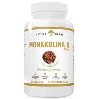 AltoPharma Natural Herbs Monakolina K, 60 kapsułek  - zdjęcie produktu