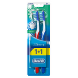 Oral-B, szczoteczka do zębów, 3D White Fresh, 40 Medium, 2 sztuki - miniaturka zdjęcia produktu