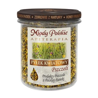 Miody Polskie Pyłek Kwiatowy, pszczeli, 200 g - zdjęcie produktu