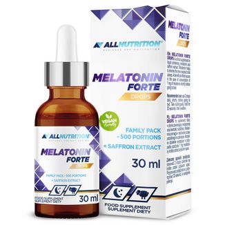 Allnutrition Melatonin Forte Drops, krople, 30 ml - zdjęcie produktu