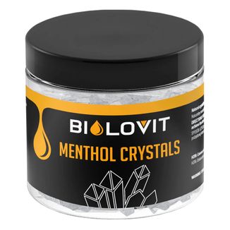 Bilovit, mentol krystaliczny, 100 g Bilovit, mentol krystaliczny, 100 g - zdjęcie produktu