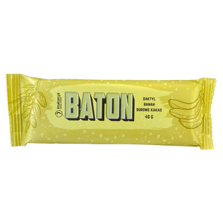 KruKam Baton daktylowy z bananem i surowym kakao, 40 g - zdjęcie produktu