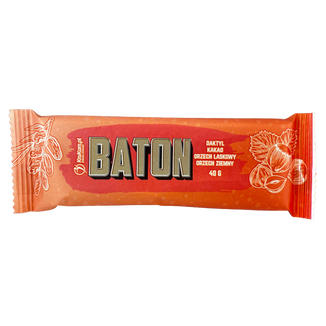 KruKam Baton daktylowy z kakao i orzechami, 40 g - zdjęcie produktu