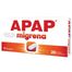 Apap Migrena 250 mg + 250 mg + 65 mg, 20 tabletek powlekanych - miniaturka  zdjęcia produktu