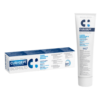 Curasept Biosmalto, pasta do zębów, Próchnica, Abrazja i Erozja, 75 ml USZKODZONE OPAKOWANIE - zdjęcie produktu