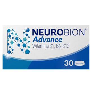 Neurobion Advance 100 mg + 50 mg + 1 mg, 30 tabletek powlekanych USZKODZONE OPAKOWANIE - zdjęcie produktu