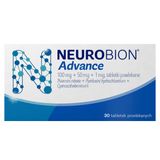 Neurobion Advance 100 mg + 50 mg + 1 mg, 30 tabletek powlekanych - miniaturka zdjęcia produktu