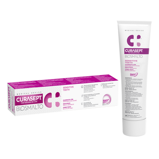 Curasept Biosmalto, pasta do zębów wrażliwych, Sensitive, 75 ml USZKODZONE OPAKOWANIE - zdjęcie produktu