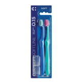 Curasept Soft 015 Duopack, szczoteczka do zębów, 2 sztuki USZKODZONE OPAKOWANIE - miniaturka zdjęcia produktu