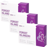 Zestaw SEMA Lab Porost Islandzki, smak czarnej porzeczki, 3 x 60 pastylek do ssania KRÓTKA DATA - miniaturka zdjęcia produktu