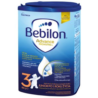 Bebilon Advance Pronutra 3 Junior, odżywcza formuła na bazie mleka, po 1 roku, 800 g - zdjęcie produktu