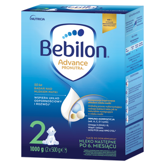 Bebilon Advance Pronutra 2, mleko następne, powyżej 6 miesiąca, 1000 g - zdjęcie produktu