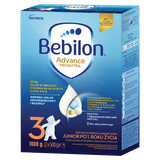 Bebilon Advance Pronutra 3 Junior, odżywcza formuła na bazie mleka, po 1 roku, 1000 g - miniaturka zdjęcia produktu