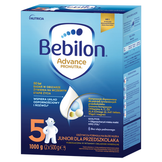Bebilon Advance Pronutra 5 Junior, odżywcza formuła na bazie mleka, dla przedszkolaka, 1000 g - zdjęcie produktu