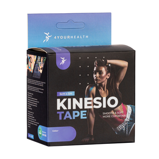 4yourhealth Kinesio Tape, taśma kinezjologiczna, beżowa, 5 cm x 5 m - zdjęcie produktu