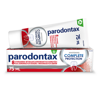 Parodontax Complete Protection Whitening, pasta do zębów, 75 ml - zdjęcie produktu