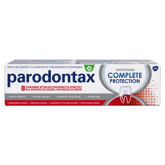 Parodontax Complete Protection Whitening, pasta do zębów, 75 ml - zdjęcie produktu