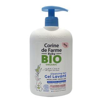 Corine de Farme Baby BIO, żel micelarny do mycia włosów i ciała 2w1, od urodzenia, 500 ml - zdjęcie produktu