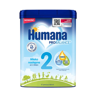 Humana ProBalance 2, mleko następne, po 6 miesiącu, 750 g - zdjęcie produktu