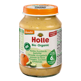 Holle Danie Bio, cukinia, dynia, ziemniak, po 6 miesiącu, 190 g - miniaturka zdjęcia produktu