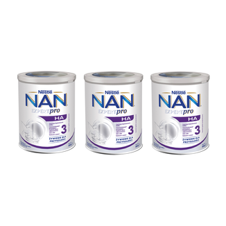Zestaw Nestle NAN Expertpro HA 3, mleko modyfikowane dla dzieci po 1 roku, 3 x 800 g - zdjęcie produktu