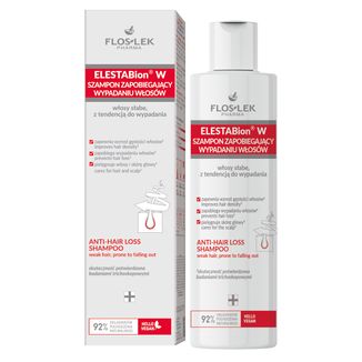 Flos-lek Elestabion W, szampon zapobiegający wypadaniu włosów, 225 ml - zdjęcie produktu