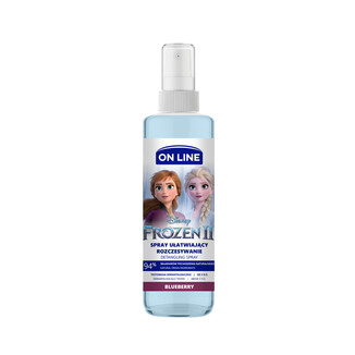 On Line Disney, spray do włosów ułatwiający rozczesywanie, Frozen Blueberry, 200 ml - zdjęcie produktu