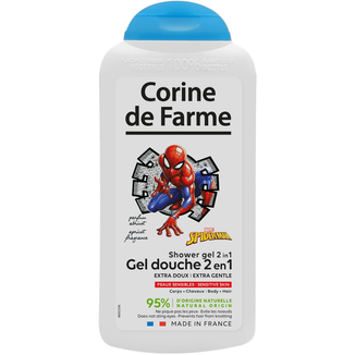 Corine de Farme, szampon i żel pod prysznic, Spiderman, 300 ml - zdjęcie produktu