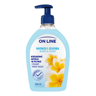 On Line, mydło kremowe w płynie, Monoi & Jojoba, 500 ml - zdjęcie produktu