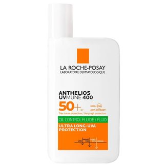 La Roche-Posay Anthelios UVMune 400, fluid ochronny do twarzy, SPF 50+, 50 ml USZKODZONE OPAKOWANIE - zdjęcie produktu