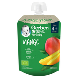 Gerber Organic Deser w tubce, mango, po 4 miesiącu, 80 g - miniaturka zdjęcia produktu