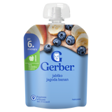 Gerber Deser w tubce, jabłko, jagoda, banan, po 6 miesiącu, 80 g - miniaturka zdjęcia produktu