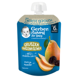 Gerber Deser w tubce, gruszka, suszona śliwka, po 6 miesiącu, 80 g - miniaturka zdjęcia produktu